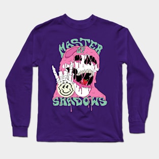 Slime Skull Master of Shadows Long Sleeve T-Shirt